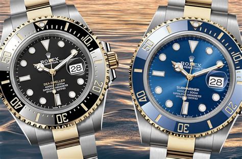 rolex sea dweller vs submariner price|Rolex Submariner vs deepsea.